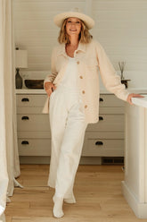 Jayden Sherpa Jacket | Honey